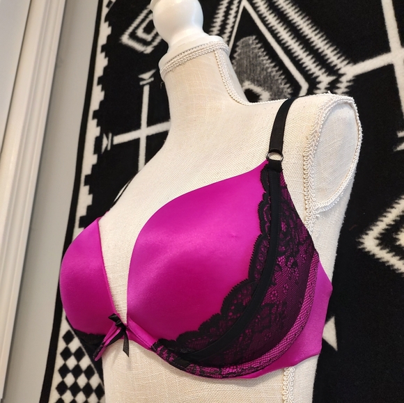 🩷 Vintage Y2K Victoria's Secret Very Sexy Push Up Convertible Underwire Bra, 34 - Picture 7 of 9
